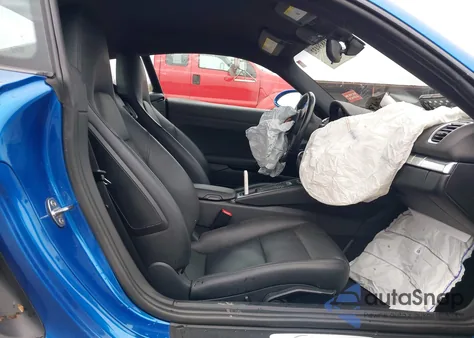 2016 Porsche Cayman Black Edition из США, поврежденный, VIN WP0AA2A87GK170064